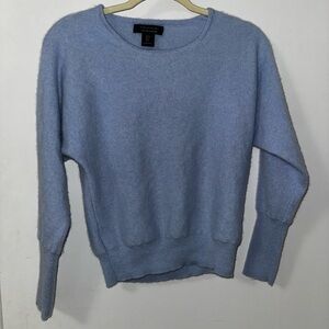 Tahari Light Blue Crew Neck Sweater